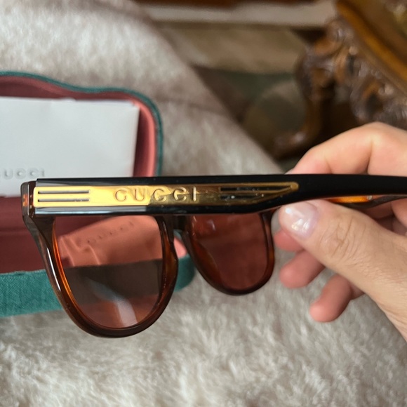 Gucci Wayfare Authentic Sunglasses with Red Tint Lenses-comes as shown. 🇮🇹 - Picture 2 of 11